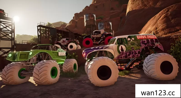 《怪物卡车钢铁巨人2 Monster Jam Steel Titans 2》中文版下载 v1.0.2补丁+2DLC NS switch游戏 百度网盘下载